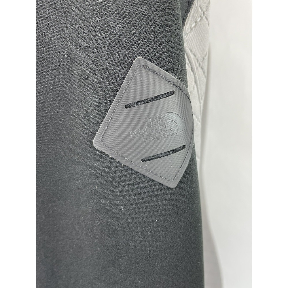 Vintage The North Face Jacket Womens Large Gray‎ Black Full Zip Pockets Quilted - Picture 5 of 11